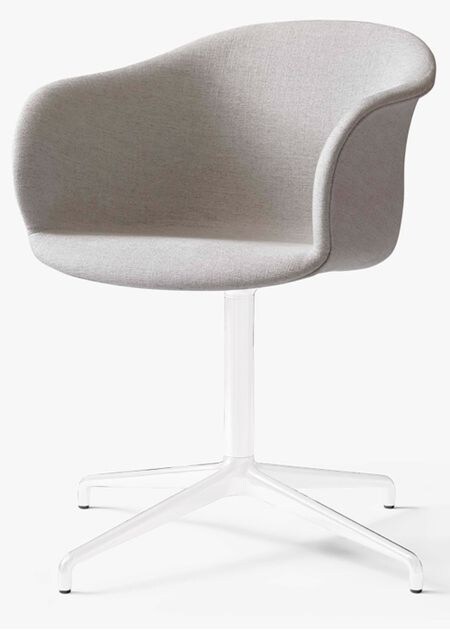 &tradition Elefy JH33 stoel-Licht grijs-Wit
