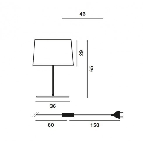 Foscarini Twiggy xl tafellamp-Zwart