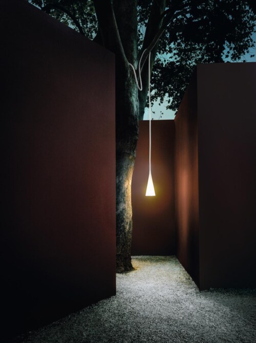 Foscarini Uto Outdoor hanglamp -Geel