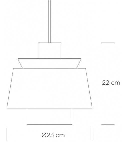 &tradition Utzon hanglamp-Goud