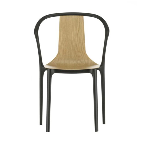 Vitra Belleville Armchair Wood stoel-Natural eiken