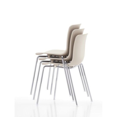 Vitra HAL stapelbare stoel-Warm grijs