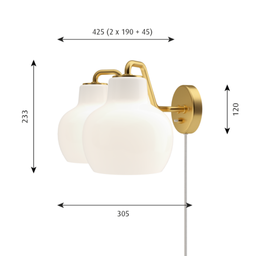 Louis Poulsen VL Ring Crown 2 wandlamp