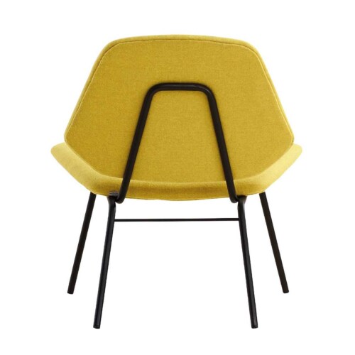 WOUD Lean Lounge Chair stoel-Mustard Yellow