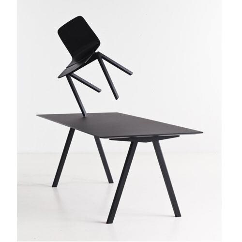 Hay Copenhague CPH30 zwart tafel-Zwart Lino-250x120 cm