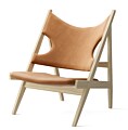 Audo Copenhagen Knitting Lounge fauteuil - Natural Oak