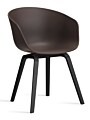 HAY About a Chair AAC22 stoel zwart onderstel