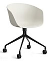 HAY About a Chair AAC24 bureaustoel - Zwart onderstel