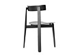 Gazzda Nora Oak Lacquered black Chair stoel