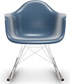 Vitra Eames RAR schommelstoel met wit onderstel