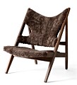 Audo Copenhagen Knitting Lounge fauteuil - Dark Stained Oak