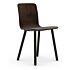 Product afbeelding van: Vitra Hal Ply Wood stoel donker eiken onderstel