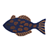 Product afbeelding van: Ferm Living Fish Tufted wand-en vloerkleed
