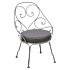Product afbeelding van: Fermob 1900 fauteuil met graphite grey zitkussen