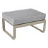 Product afbeelding van: Fermob Bellevie 1-zits voetenbank met flannel grey zitkussen