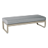 Product afbeelding van: Fermob Bellevie 2-zits voetenbank met flannel grey zitkussen