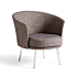Product afbeelding van: HAY Dorso lounge stoel chromed onderstel